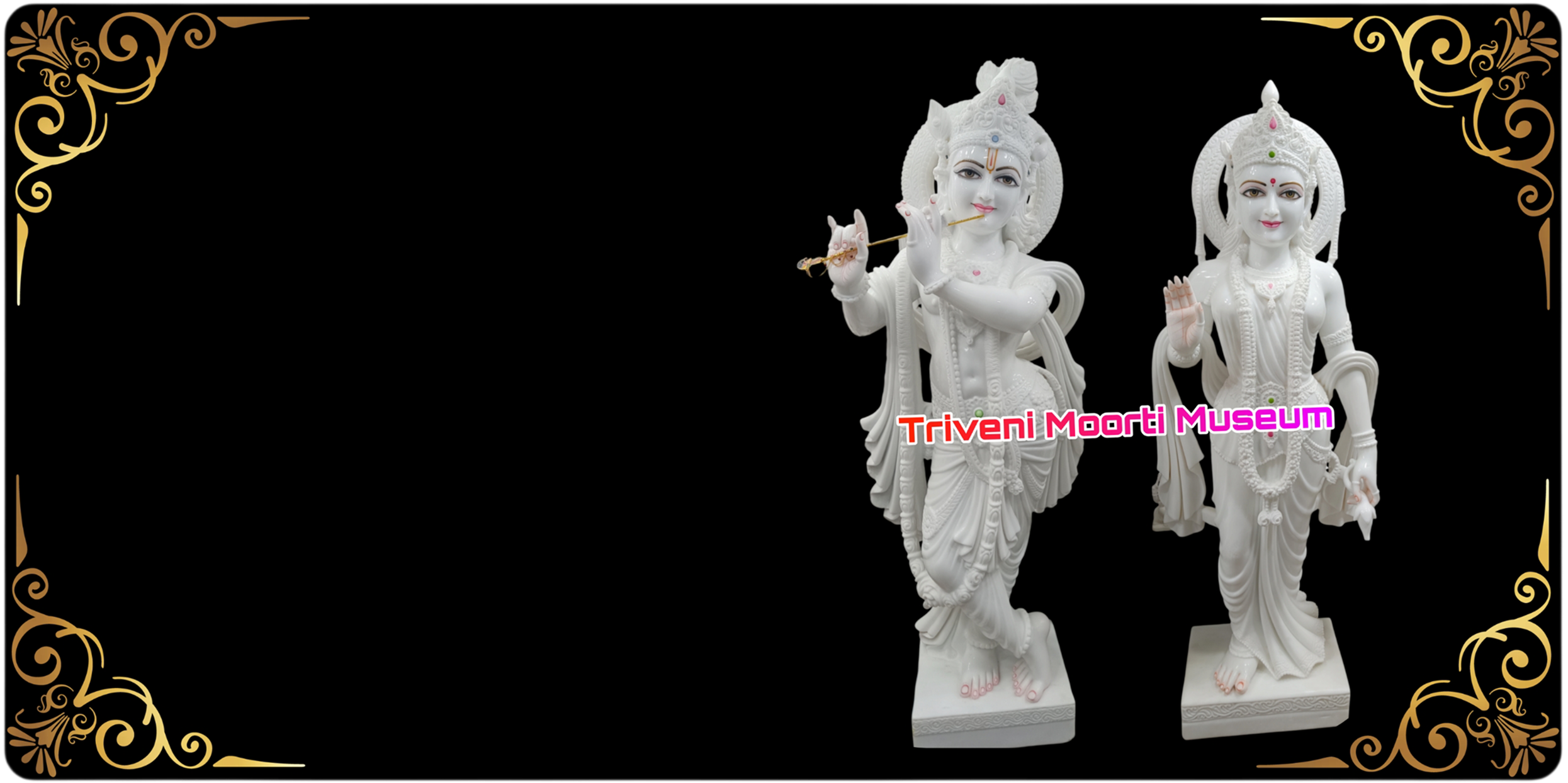 Radha Krishna Marble Murti