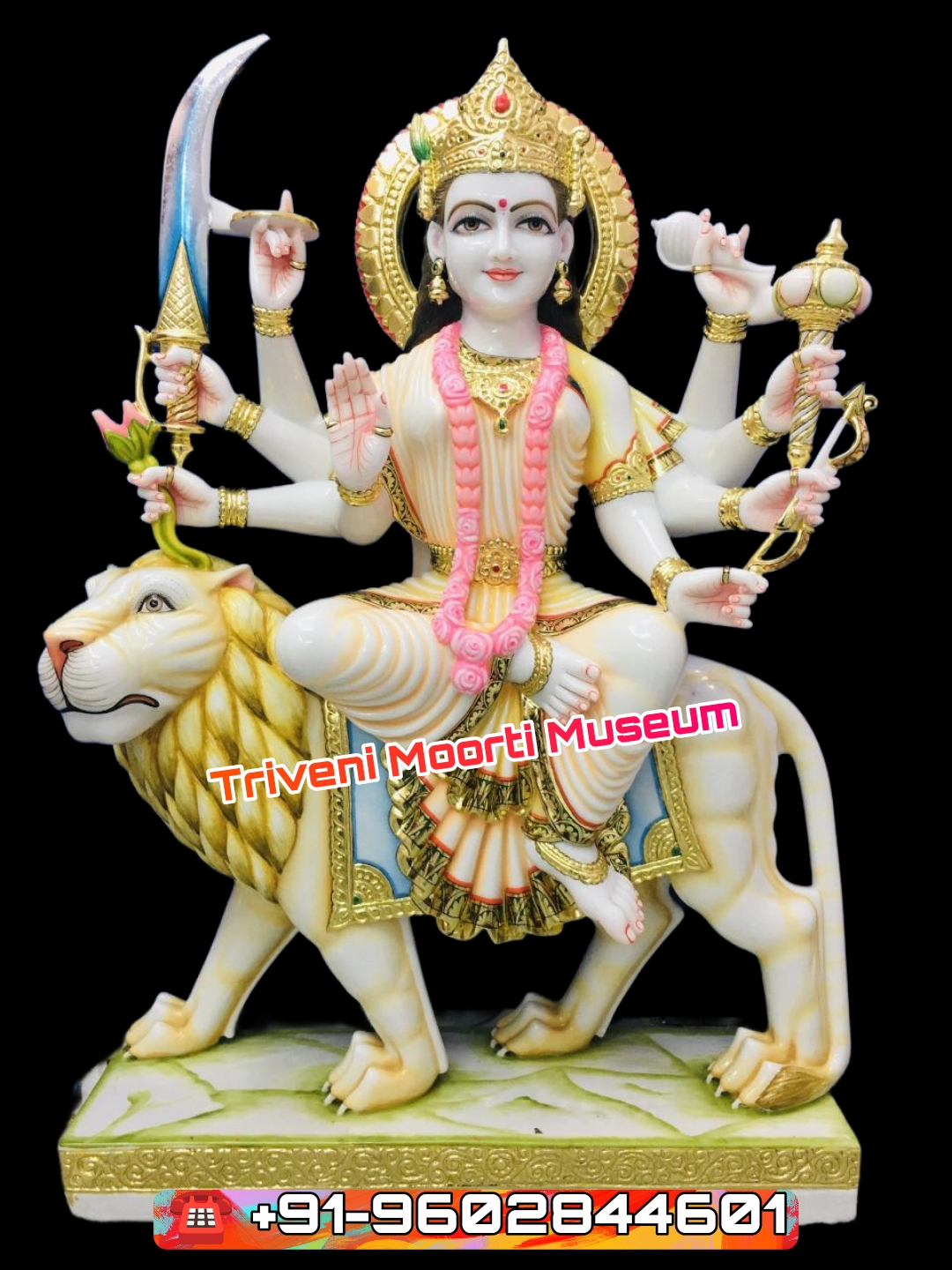Colorful Durga Maa Statue for Home