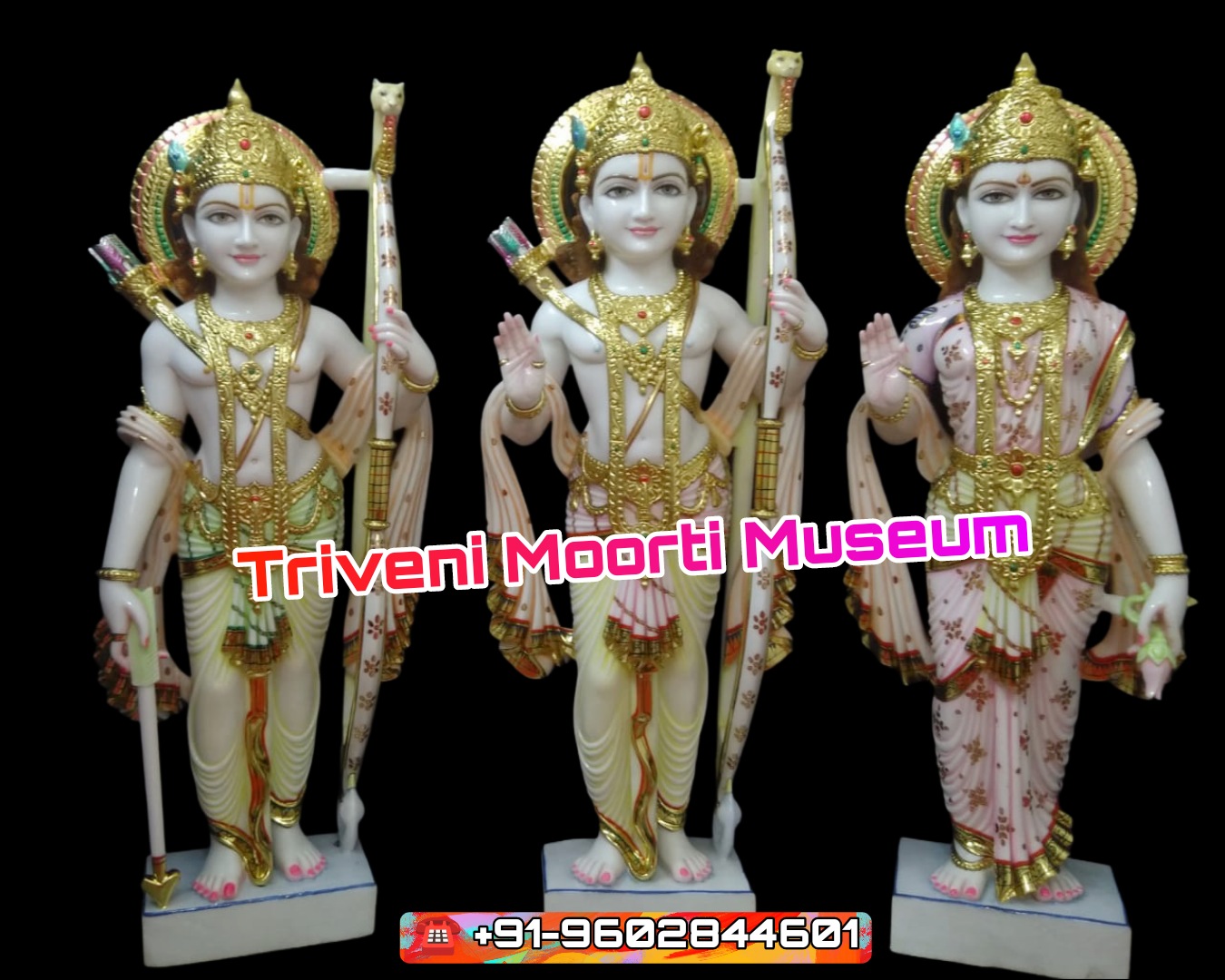 Ram Darbar Marble Murti For Homes In 1feet